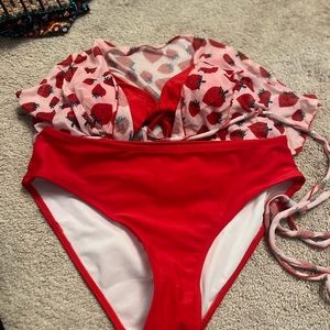 strawberry bikini